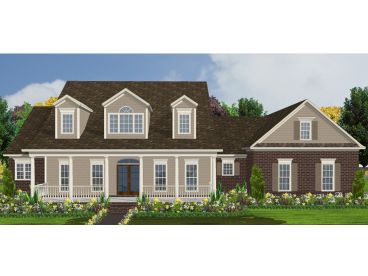 Country Traditional House Plan, 073H-0028