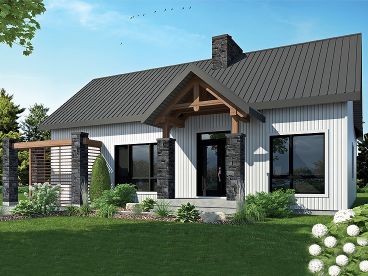 Small Ranch House Plan, 027H-0480