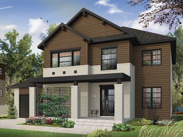 Two-Story House Plan, 027H-0445