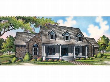 Southern Home Design, 021H-0132