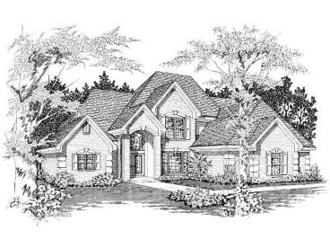 Two-Story Luxury Home, 061H-0108