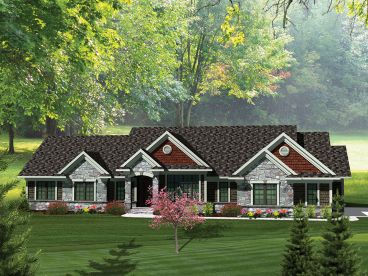 Tradtitional House Plan, 020H-0281