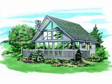 Vacation House Plan, 032H-0007