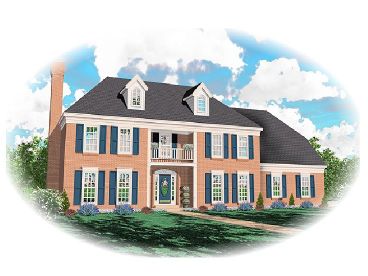 2-Story Home Plan, 006H-0037