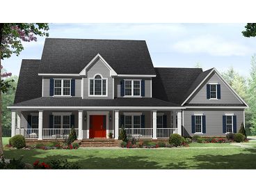 Country House Plan, 001H-0204