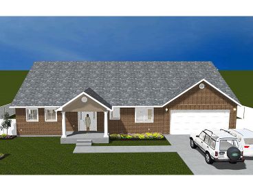 One-Story House Plan, 065H-0012