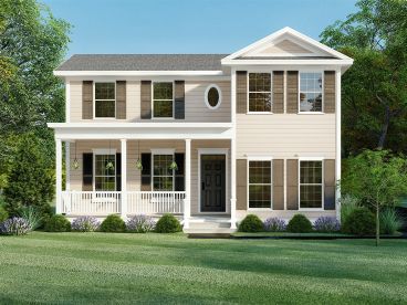 Two-Story House Plan, 074H-0124