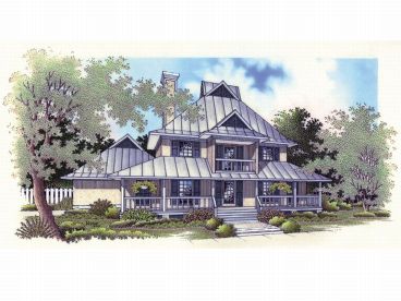Two-Story Home Plan, 021H-0089