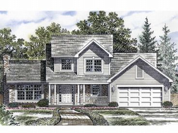 Traditional Home Plan, 014H-0036