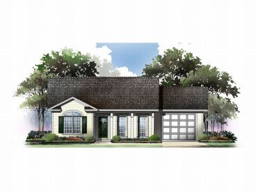 Traditional House Plan, 001H-0010