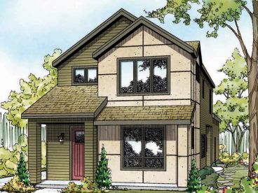 Two-Story House Plan, 051H-0220