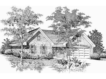 Small Traditional Home, 061H-0028