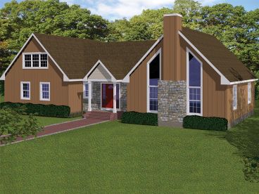 Two-Story Home Plan, 068H-0033