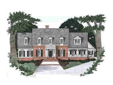 Colonial House Plan, 045H-0030