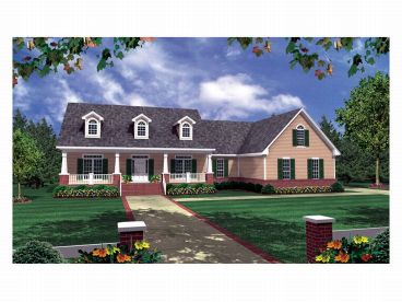 Country Home Plan, 001H-0086
