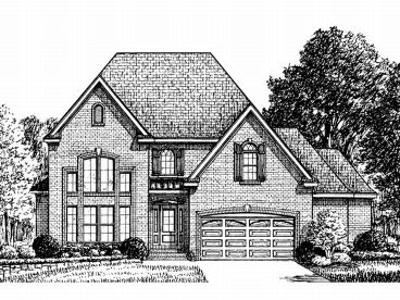 Two-Story House Plan, 011H-0037