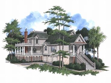 Southern Home Design, 017H-0026