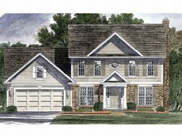 Colonial Home Plan, 014H-0052