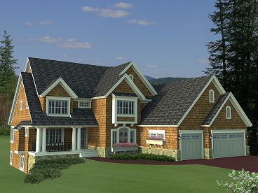 Two-Story House Plan, 023H-0168