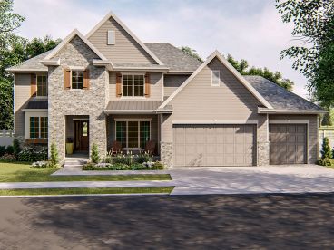 Traditional House Plan, 050H-0113