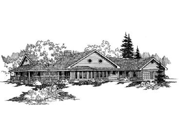 Country House Plan, 013H-0018