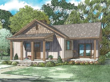 Cottage House Plan, 025H-0356