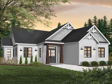 Small Ranch House Plan, 027H-0433