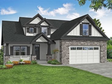 Two-Story House Plan, 051H-0339