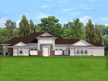 Premier Luxury House Plan, 064H-0129