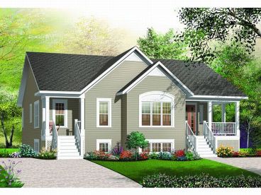 Duplex Home Design, 027M-0021