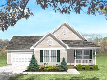 Traditional House Plan, 016H-0050