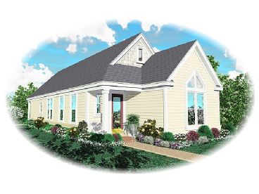 Narrow Lot House Plan, 006H-0040
