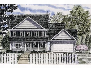 Two-Story Home Design, 014H-0055