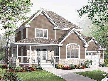 Two-Story House Design, 027H-0281