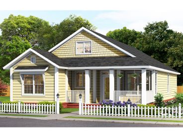 Narrow Lot House Plan, 059H-0238