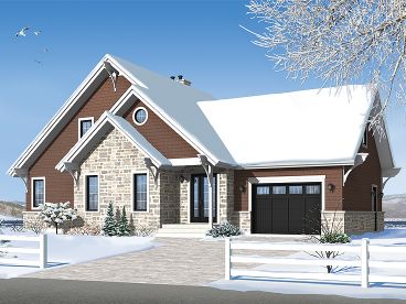 Two-Story Home Plan, 027H-0292