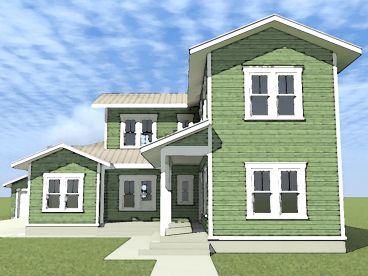 Two-Story Home Design, 052H-0101