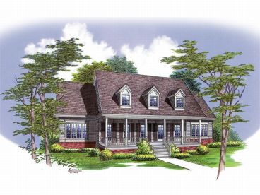 Southern Country Home, 021H-0173