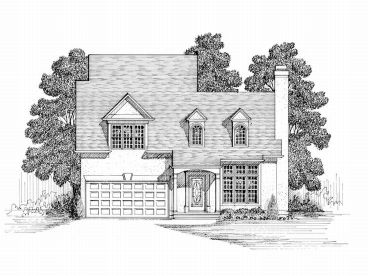 Two-Story House Plan, 007H-0018