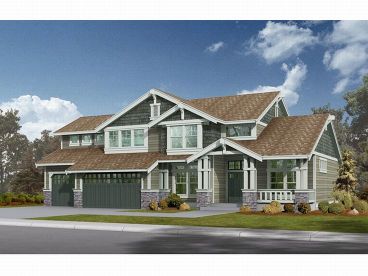 Craftsman House Plan, 035H-0010
