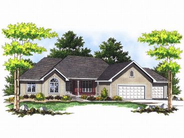 Traditional Home Plan, 020H-0069
