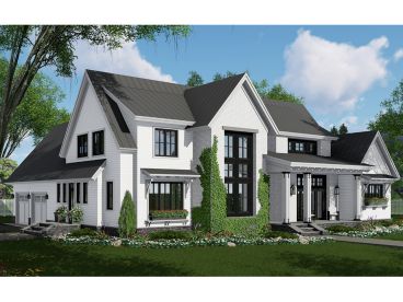 Two-Story House Plan, 023H-0203