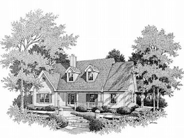 Two-Story House Plan, 004H-0082