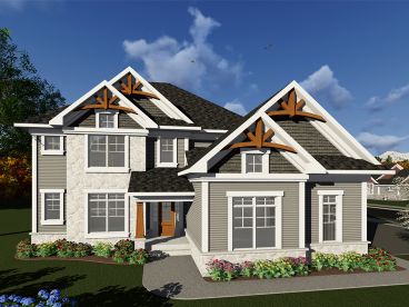 Two-Story House Plan, 020H-0416