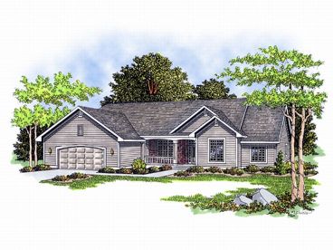 One-Story Home Plan, 020H-0026