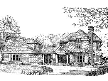 Two-Story Home Plan, 054H-0024