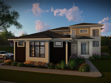 2-Story House Plan, 020H-0492