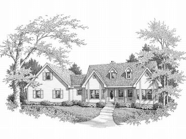 Ranch Home Plan, 004H-0043