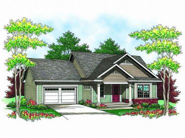 1-Story Home Plan, 020H-0155