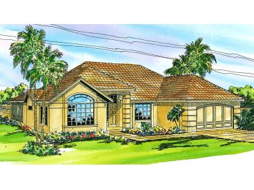 Sunbelt House Design, 051H-0051
